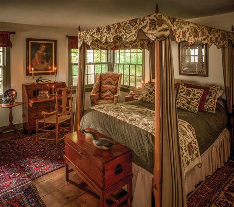 Colonial Era Bedroom Canopy Bed Colonial Bedrooms Colonial Interior