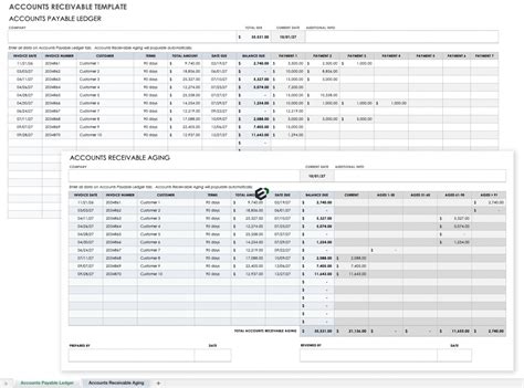 Accounts Receivable Excel Template