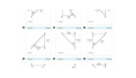 introduction to trigonometry worksheets answers