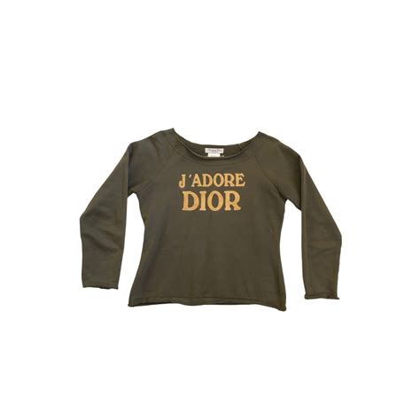 Y2k Christian Dior Boutique Gold Bestickt Jadore Dior Etsy