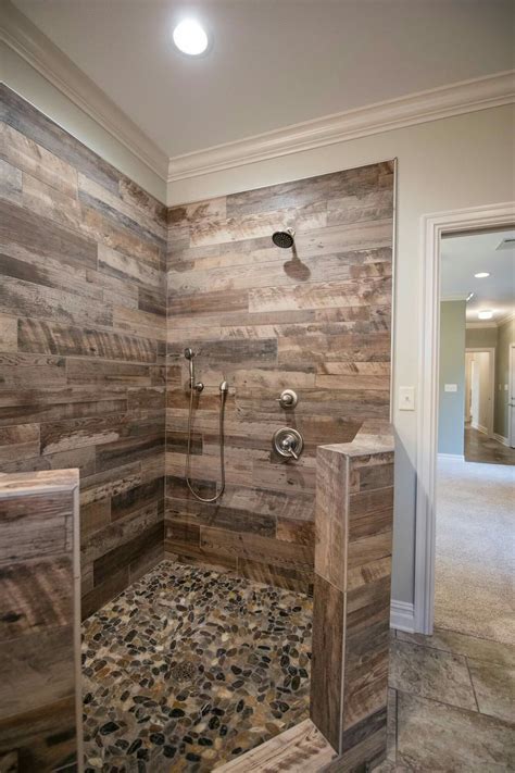 Rustic Office Shower Tile Bathroom Rustic Master Bathrooms Designs
