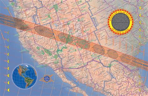 Mapping Two Solar Eclipses The Map Room