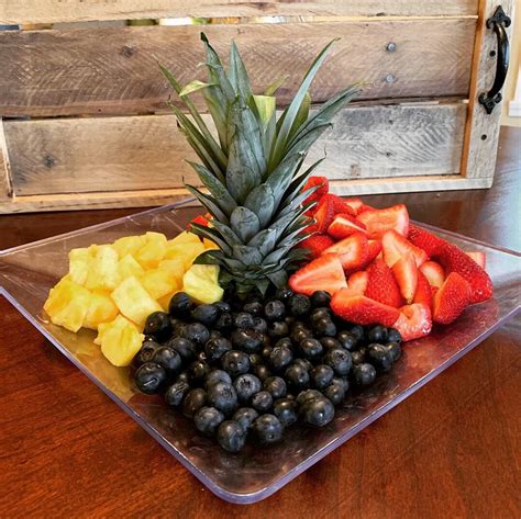 Easy Centerpiece For A Fruit Tray Fruit Tray Food Fruit
