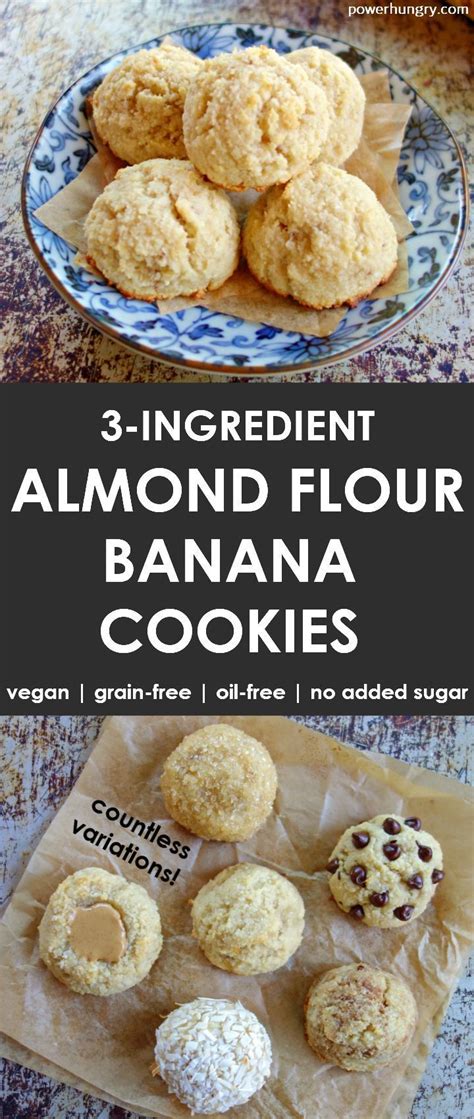 Recipes developed by vered deleeuw, cnc nutritionally reviewed by rachel benight ms, rd, cpt. 3-Ingredient Almond Flour Banana Cookies (Vegan, Grain ...