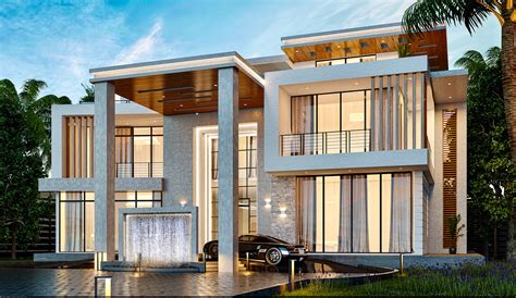 Modern Villa Design Doha Qatar On Behance