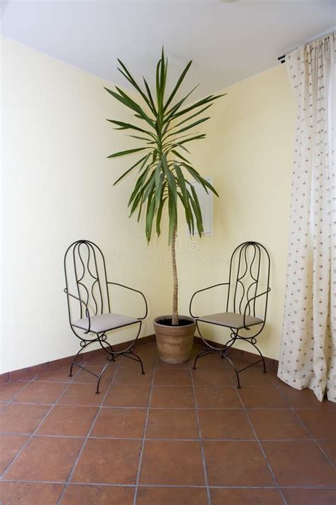 Two Chairs In Corner Stock Photo Image Of House Wall 8160474