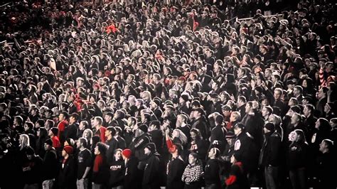 Things at a football game beginning with k? Utah Football Blackout 2011 - YouTube