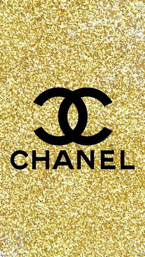 Gold Glitter Chanel Logo Logodix