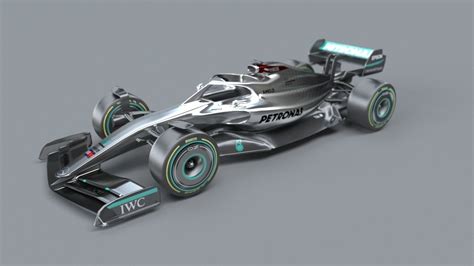 3d Model F1 Mersedes Petronas 2021 2023 Concept