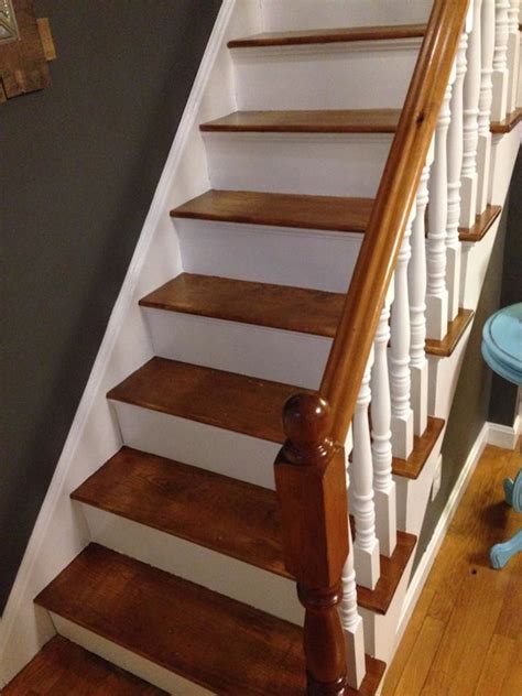 How To Refinish A Staircase For Under 50 Frugalwoods Painted