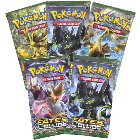 How many cards in a pokemon booster pack. Pokemon Cards - XY Fates Collide - Booster Packs (5 Pack Lot) - Walmart.com - Walmart.com