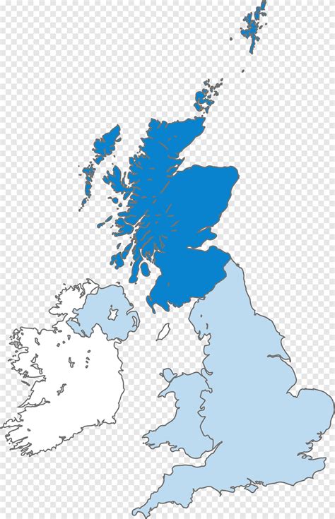 Scozia Inghilterra Irlanda Del Nord Mappa Muta Inghilterra La Zona