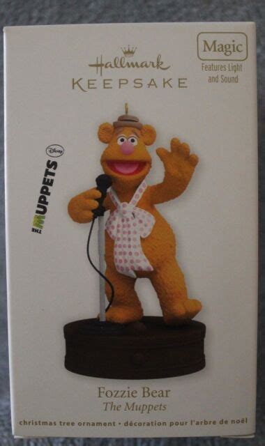 2012 The Muppet Show Fozzie Bear Hallmark Keepsake Magic Ornament