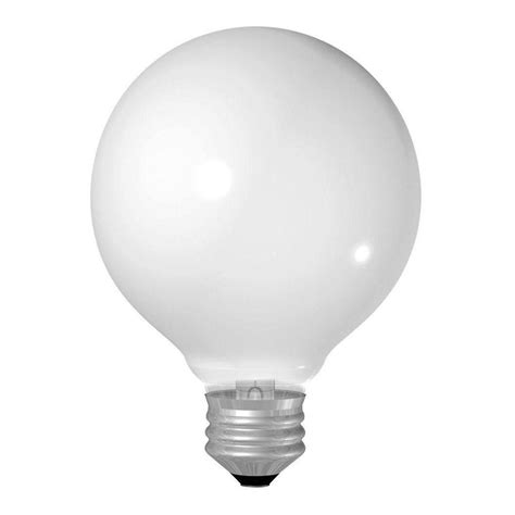 Ge 60 Watt Incandescent G25 Globe Soft White Light Bulb 4 Pack Fam18