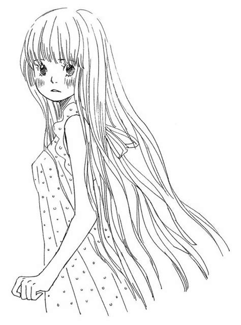 Beautiful Anime Coloring Pages To Print Beautiful Anime Coloring Pages