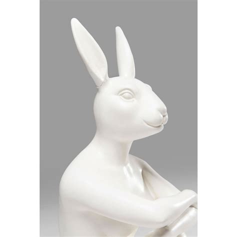 White rabbit sitting decoration - Gangster - Kare Design