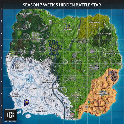 Fortnite Season 7 Hiddensecret Battle Star Locations Snowfall