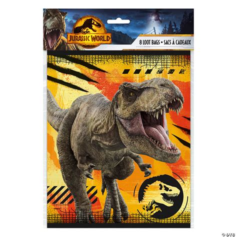 7 14 X 9 Jurassic World 3 Dominion™ Treat Bags 8 Pc Oriental