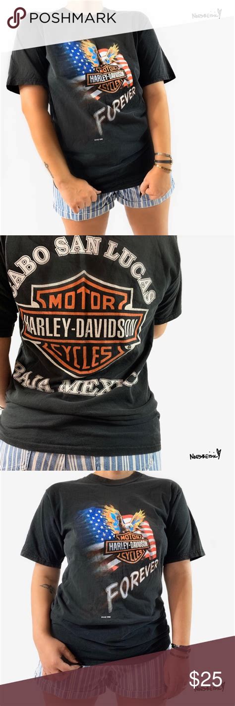 Mini harley davidson @ cabo san lucas. GIFTED🛍 Harley Davidson Cabo San Lucas Tee | College ...