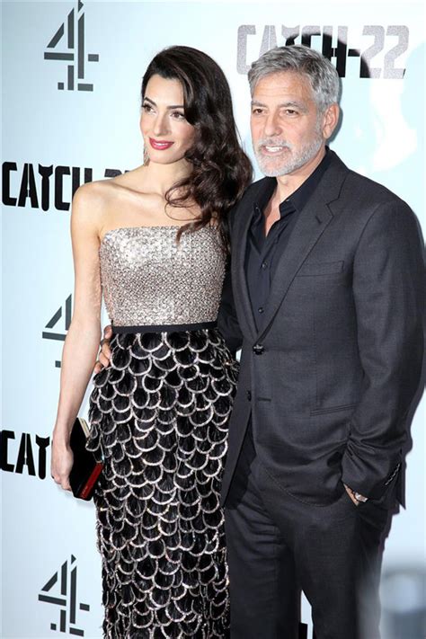 Amal Clooney And George Clooney At The Catch 22 London Premiere Tom