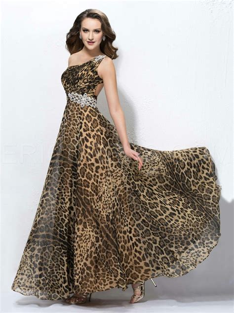 Leopard Print Formal Dress Animal Print Formal Dresses Evening Party
