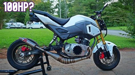 Watch This Guy Swap A 500cc Two Stroke Motor Into His Honda Grom