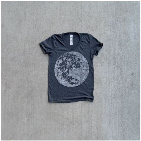 Moon Shirt For Women Celestial Full Moon T Shirt Fall Clothing T
