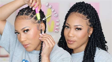 Versatile Braidless Illusion Crochet Passion Twist Ft Toyotress Youtube