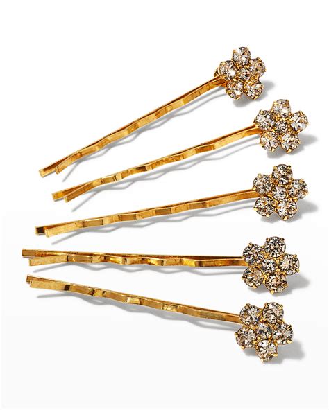 Ben Amun Pearly And Crystal Bobby Pins Set Of 2 Neiman Marcus
