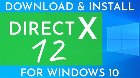 How To Download And Install Directx 12 On Windows 1087 In 2020 Images