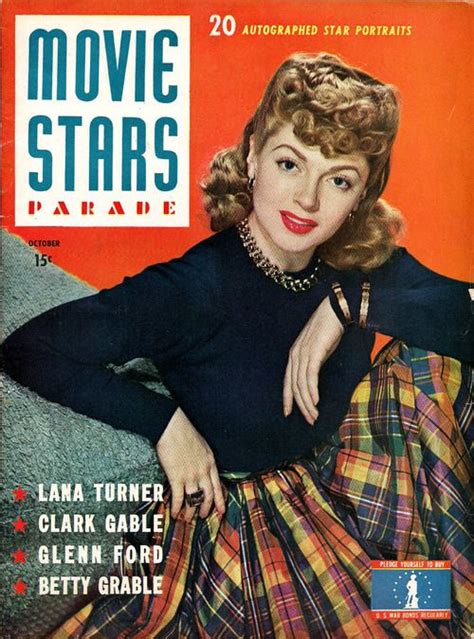Lana Turner On The Cover Of Movie Stars Parade Movie Stars Hollywood Magazine Lana Turner