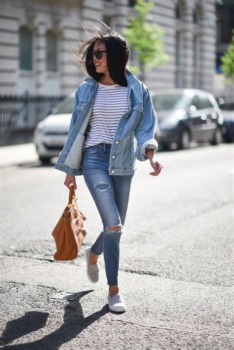 30 ways to effortlessly rock a denim jacket lillies and lashes denim fashion denim jacket