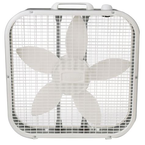 Lasko Cool Colors 20′ Box Fan With 3 Speeds B20200 White