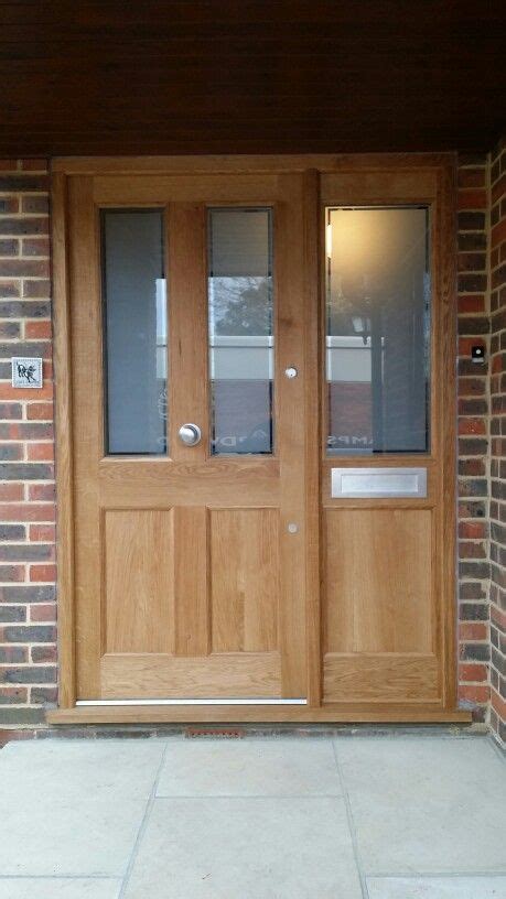 European Oak Door With Carlisle Brass Hardware And Osmo Uv Protection