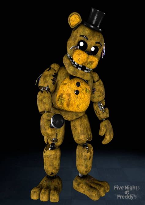 Sfm Fnaf Withered Golden Freddy Poster By Mystic7mc On Deviantart