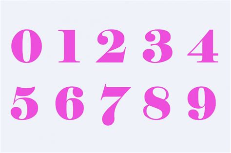 Pink Whole Numbers Free Stock Photo Public Domain Pictures