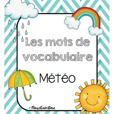 Mots De Vocabulaire Météo