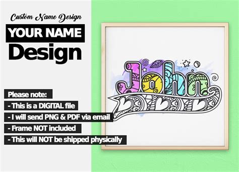 Name Design Etsy