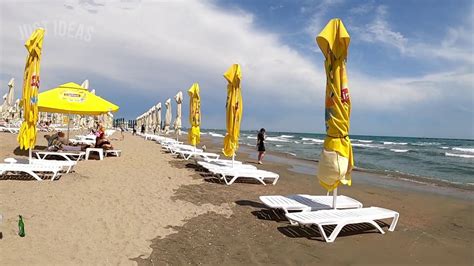 K Romania Constanta Mamaia Beach Morning At The Beach After Quarantine Black Sea Youtube
