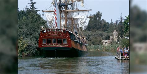 Columbia reserves the right to change or cancel this offer at any time. Passengers on the Columbia Sailing Ship at Disneyland are ...