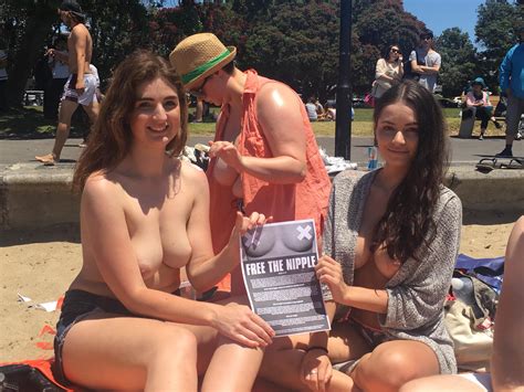 Auckland Beachgoers Turn Out To Free The Nipple Newshub