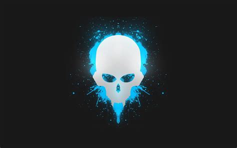 Maybe you would like to learn more about one of these? White and blue skull logo HD wallpaper | Wallpaper Flare