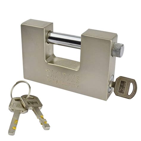 100mm High Grade Security Shutter Padlock With 3 Security Keys LK011