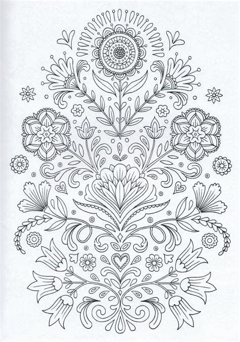 Printable Folk Art Coloring Pages