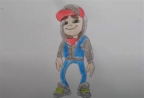 How To Draw Jake From Subway Surfers Step By Step HTFunny