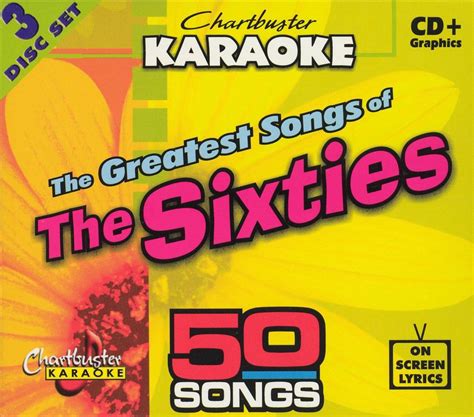 chartbuster karaoke greatest songs of the sixties karaoke cd album muziek