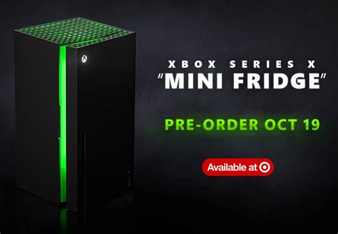 Xbox Series X Mini Fridge Pre Order Starts October 19 Will Be