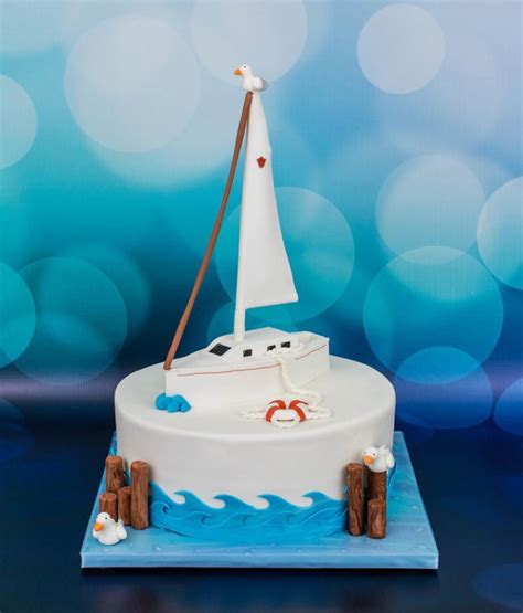 70th Sailing Birthday Cake Nautical Birthday Cakes Nautical Cake 40th