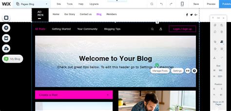 And the interesting thing is it gives the facility to make the website free. How to Build a Blog with Wix