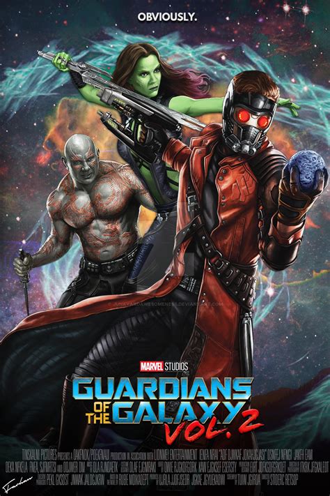 2017 Guardians Of The Galaxy Vol2 Poster Hd By Junkyardawesomeness On